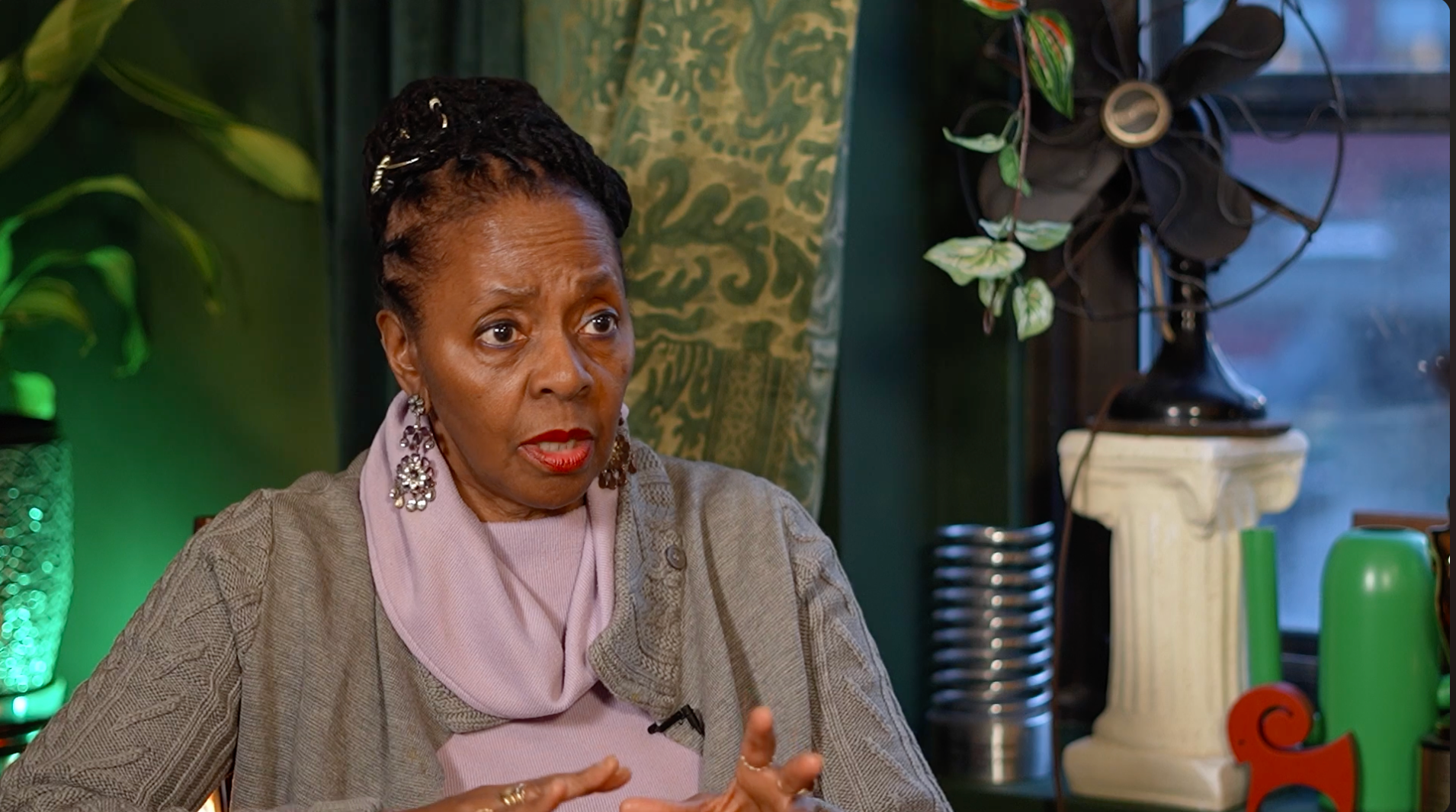 Donna Walker-Kuhne in their Hot Tea With Friends interview